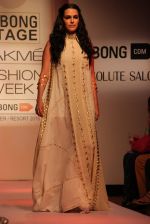 Neha Dhupia walk the ramp for RRISO Show at Lakme Fashion Week 2015 Day 5 on 22nd March 2015